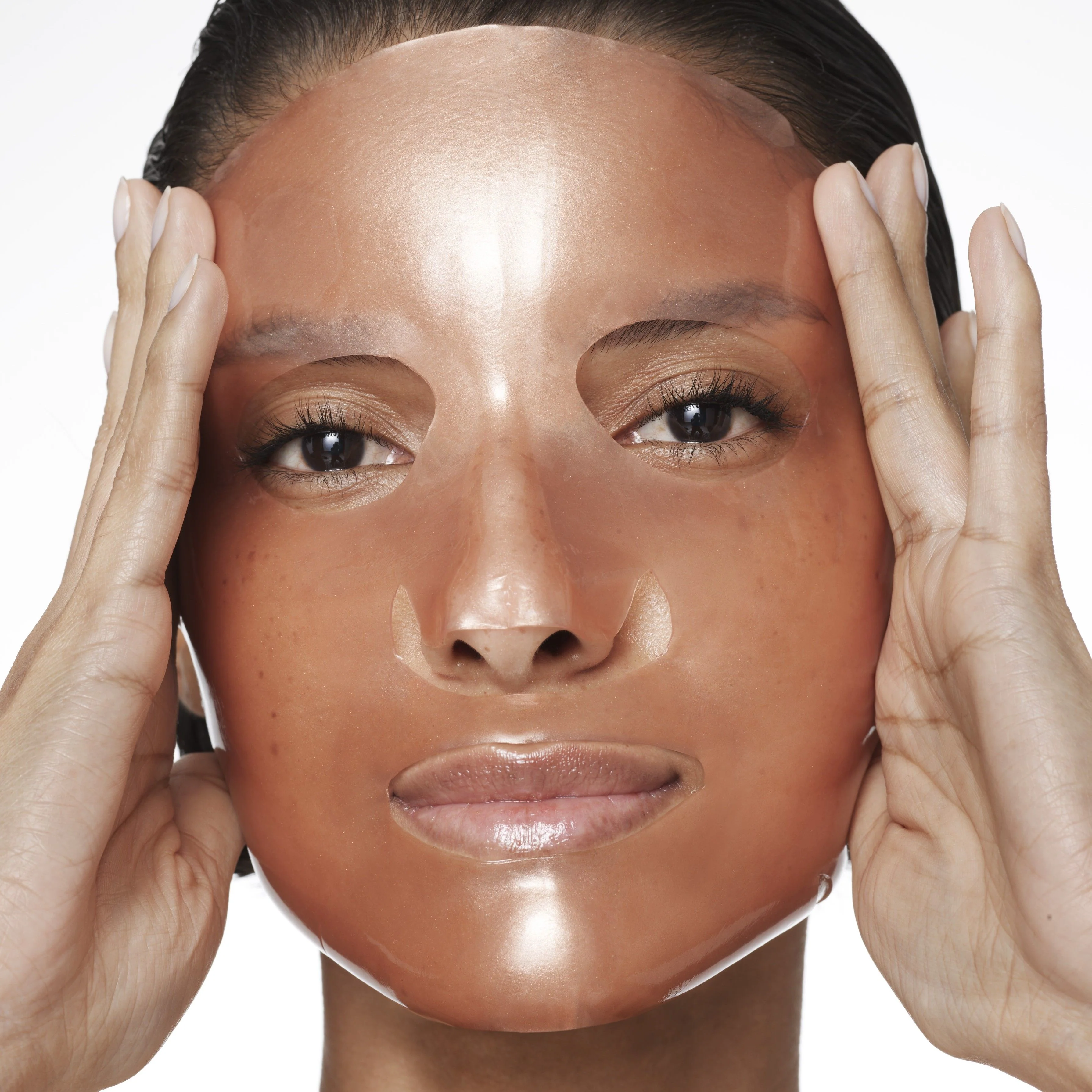Rose Gold Brightening 5-Piece Facial Treatment Mask Set - Image 5