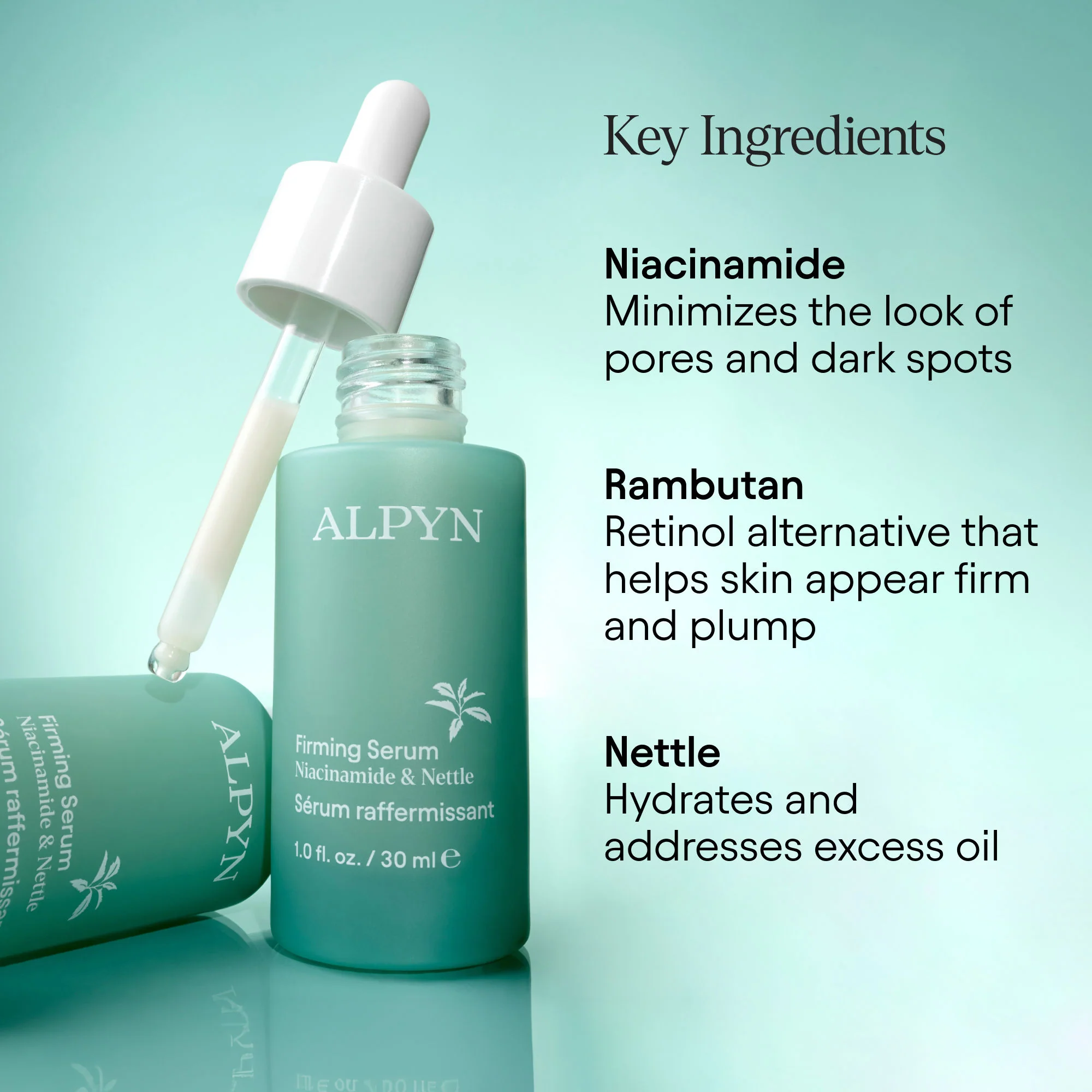 Hydrating Firming Serum with Niacinamide and Nettle - Image 8