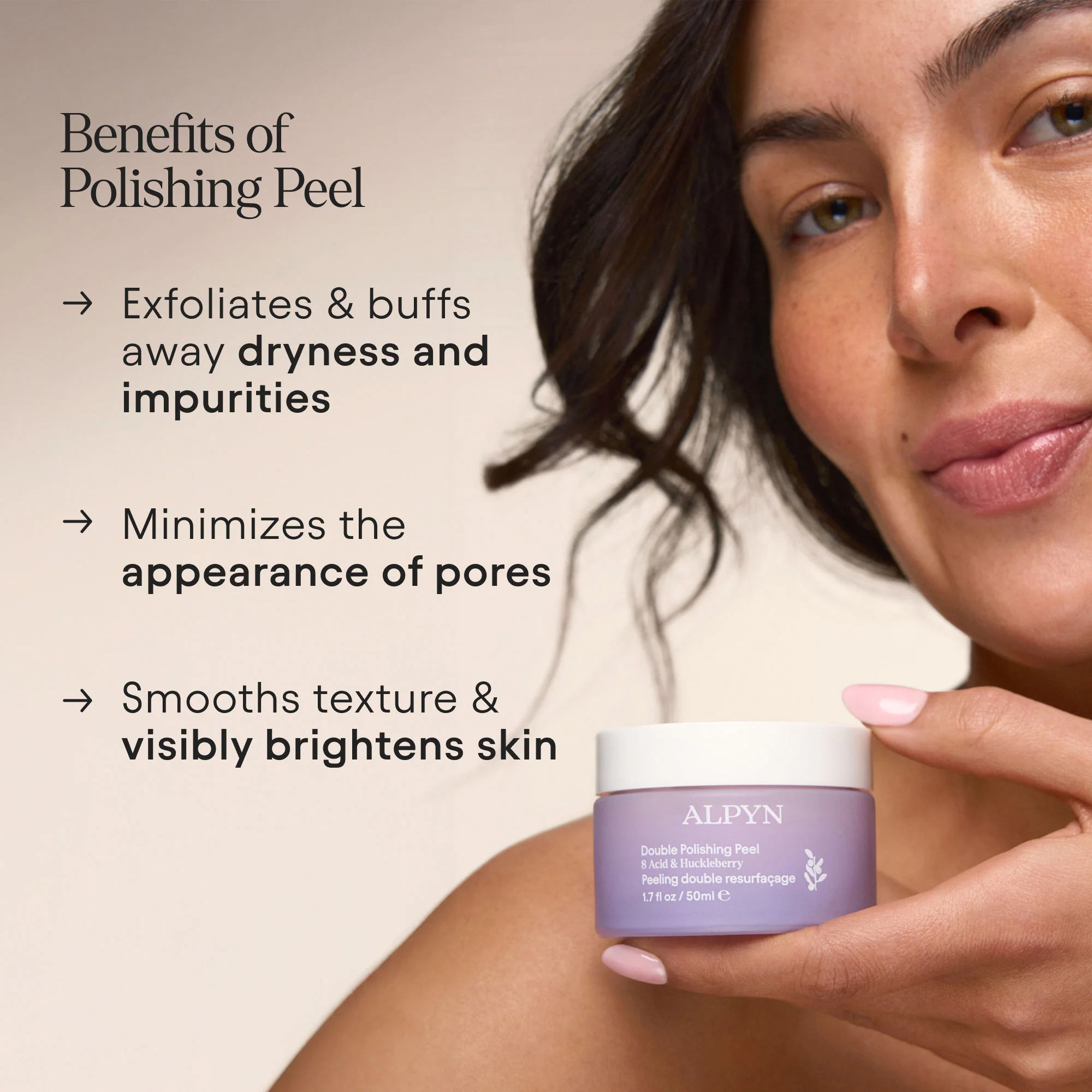 Polishing Peel and Brightening Face Mask with 8 Acids and Huckleberry - Image 4