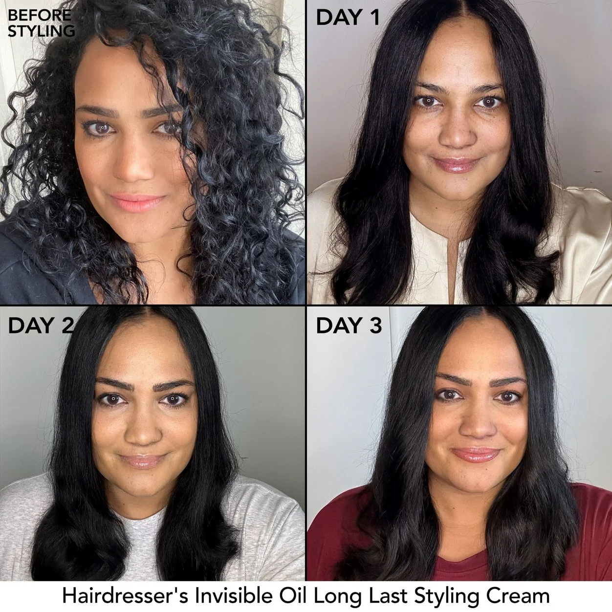 Hairdresser's Invisible Oil Long Last Hydrating Hair Styling Cream - Image 4