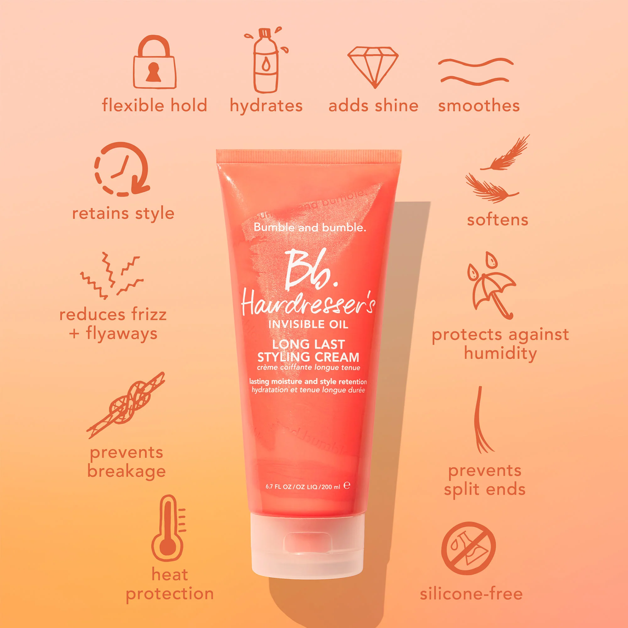 Hairdresser's Invisible Oil Long Last Hydrating Hair Styling Cream - Image 6