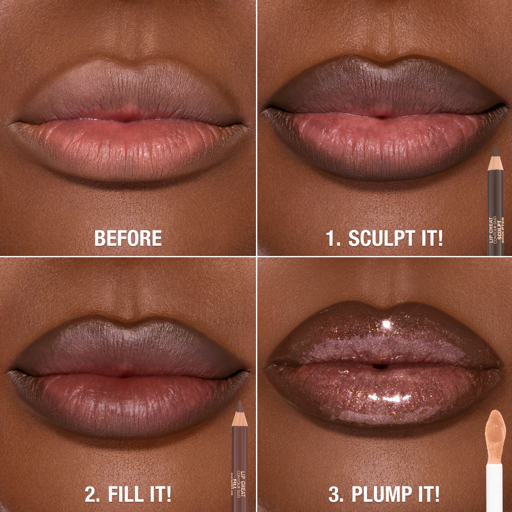 Super Nudes Lip Cheat Contour Duo Lip Liner - Image 21
