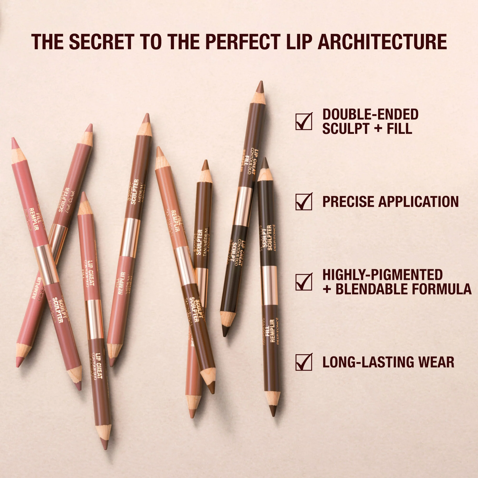Super Nudes Lip Cheat Contour Duo Lip Liner - Image 5