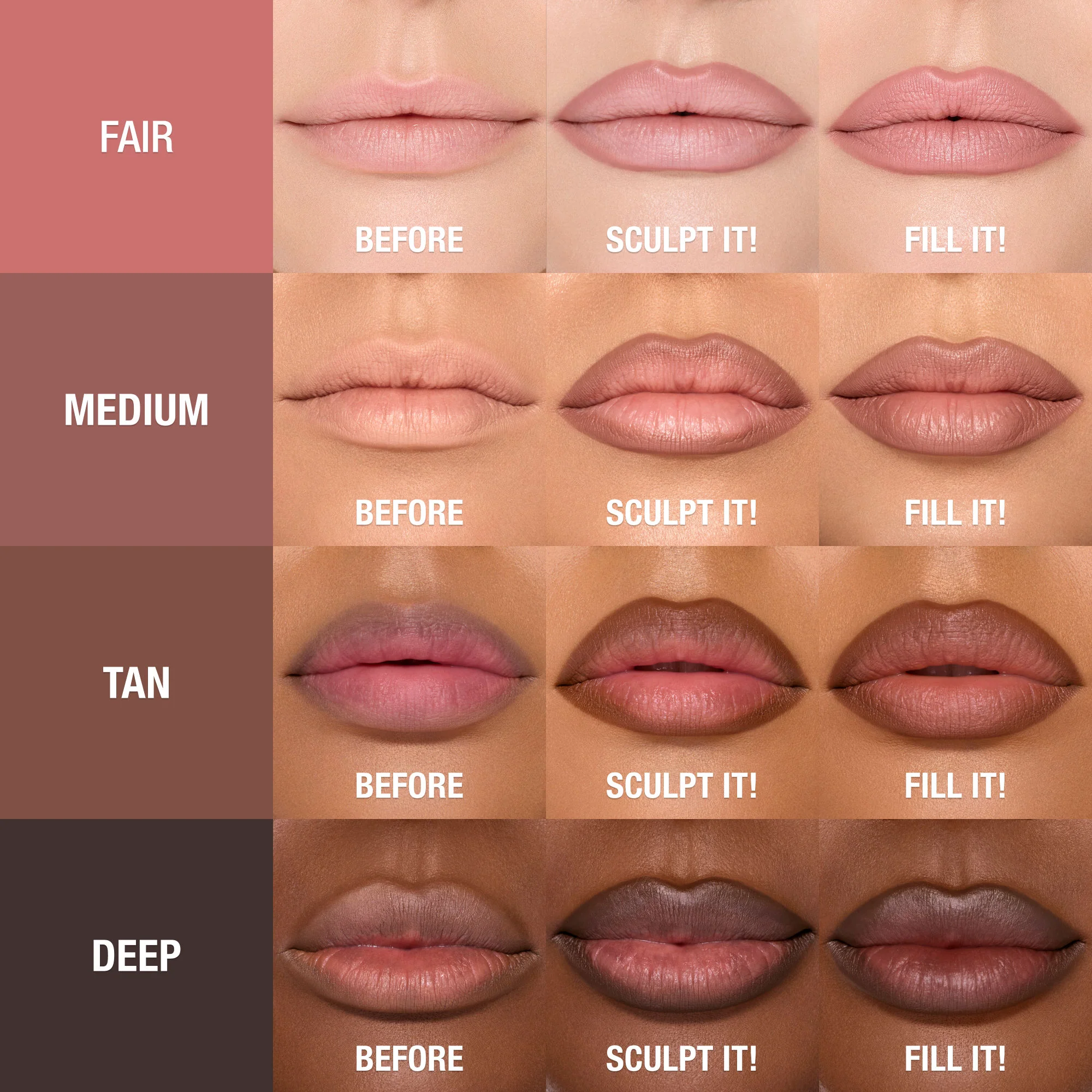 Super Nudes Lip Cheat Contour Duo Lip Liner - Image 9