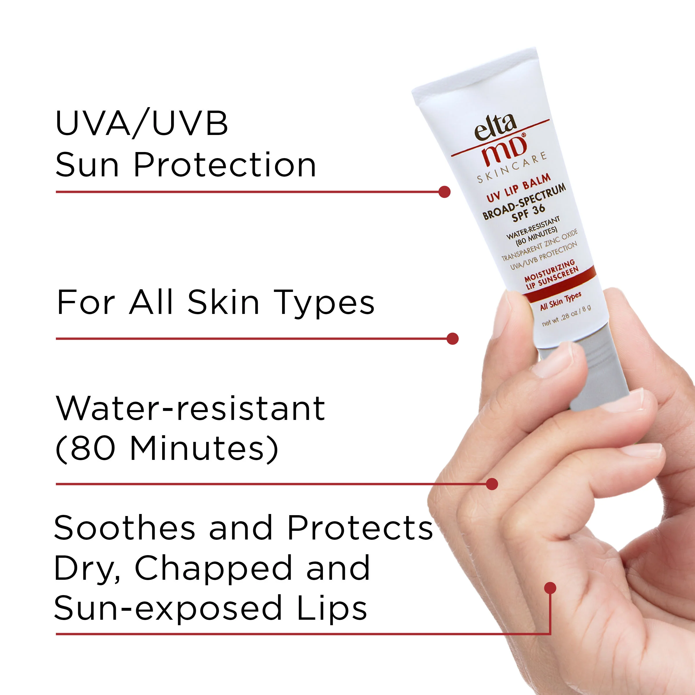 UV Lip Balm Broad-Spectrum Lip Sunscreen SPF 36 - Image 2