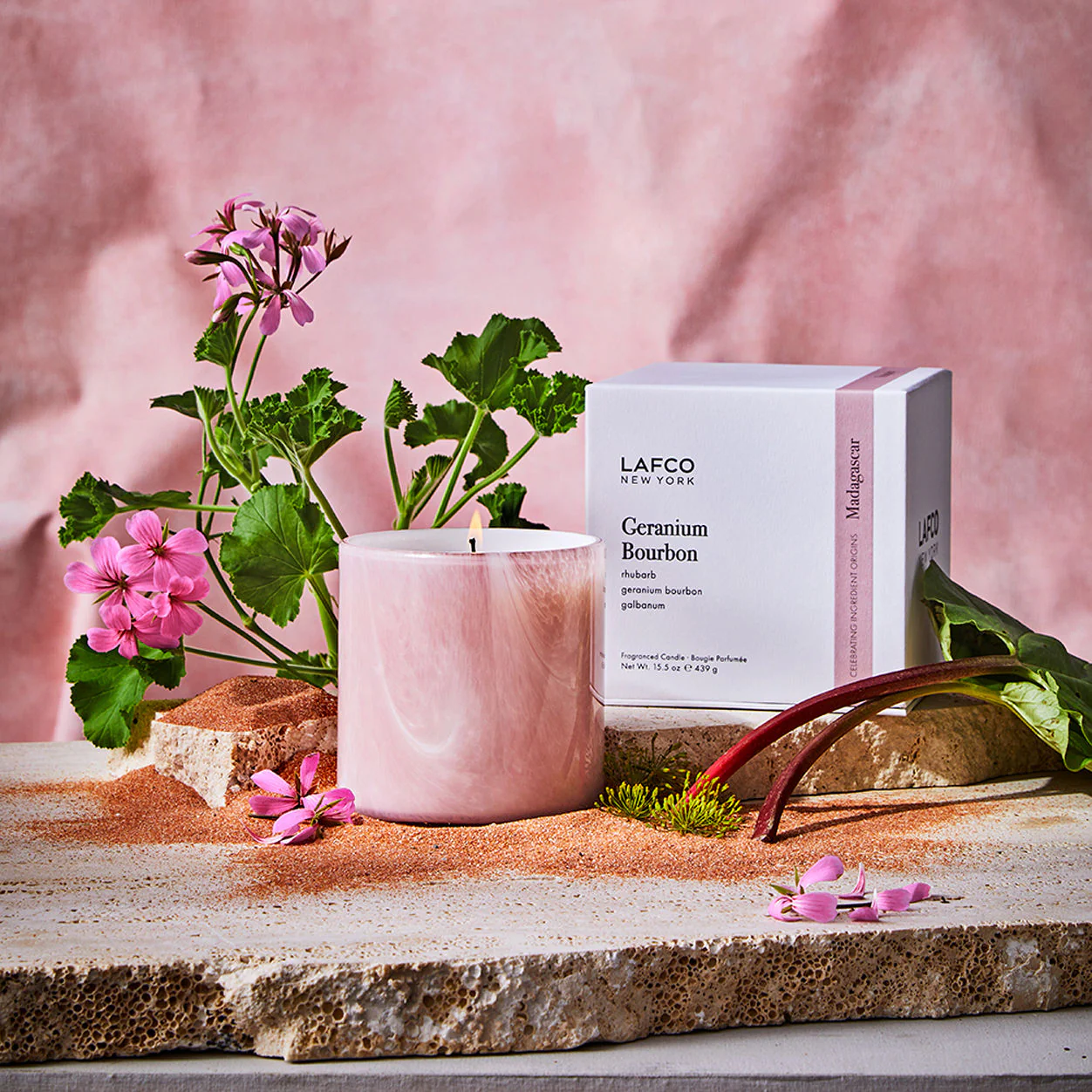 Geranium Bourbon Signature Candle - Image 2