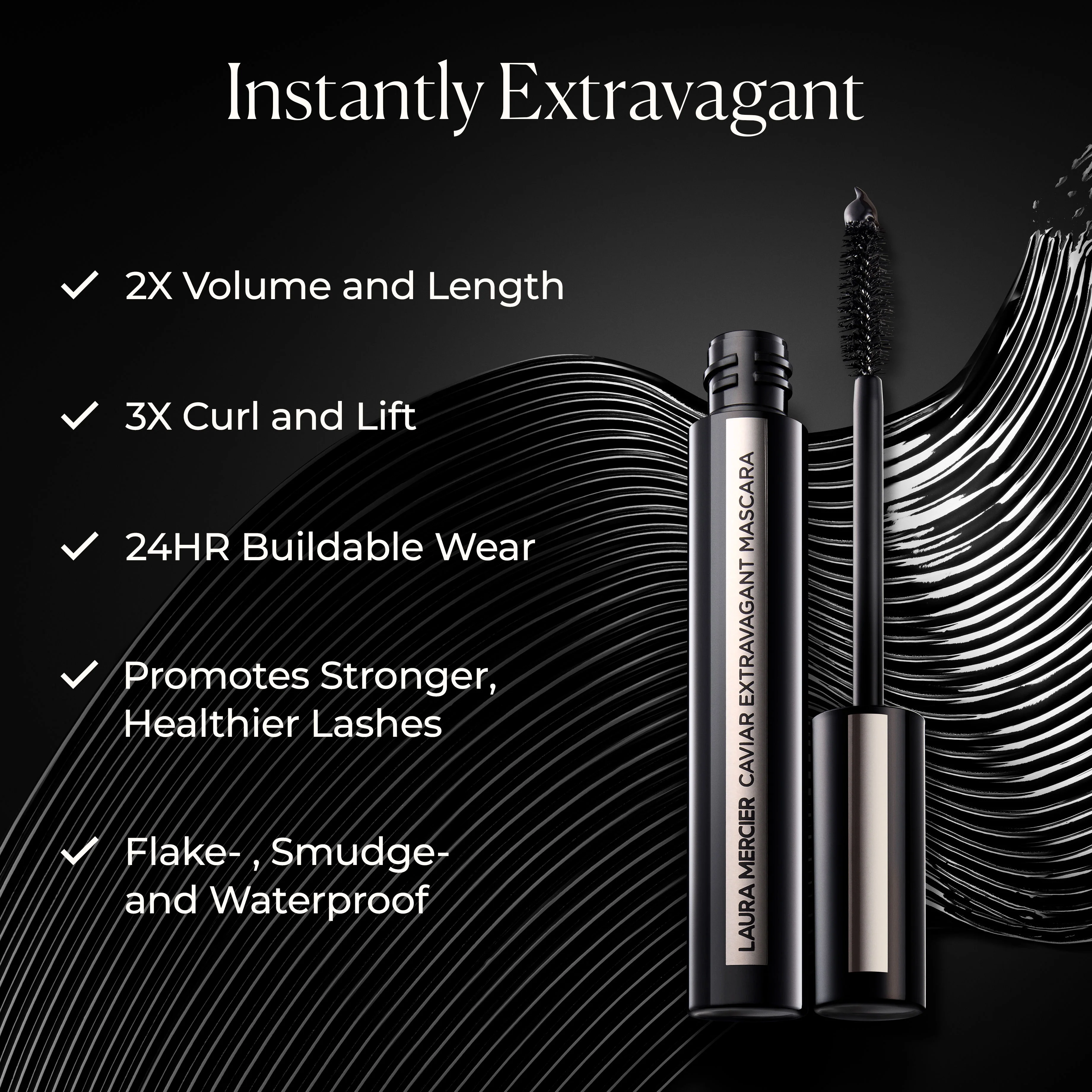 Caviar Extravagant Volumizing & Lengthening Waterproof Mascara - Image 6