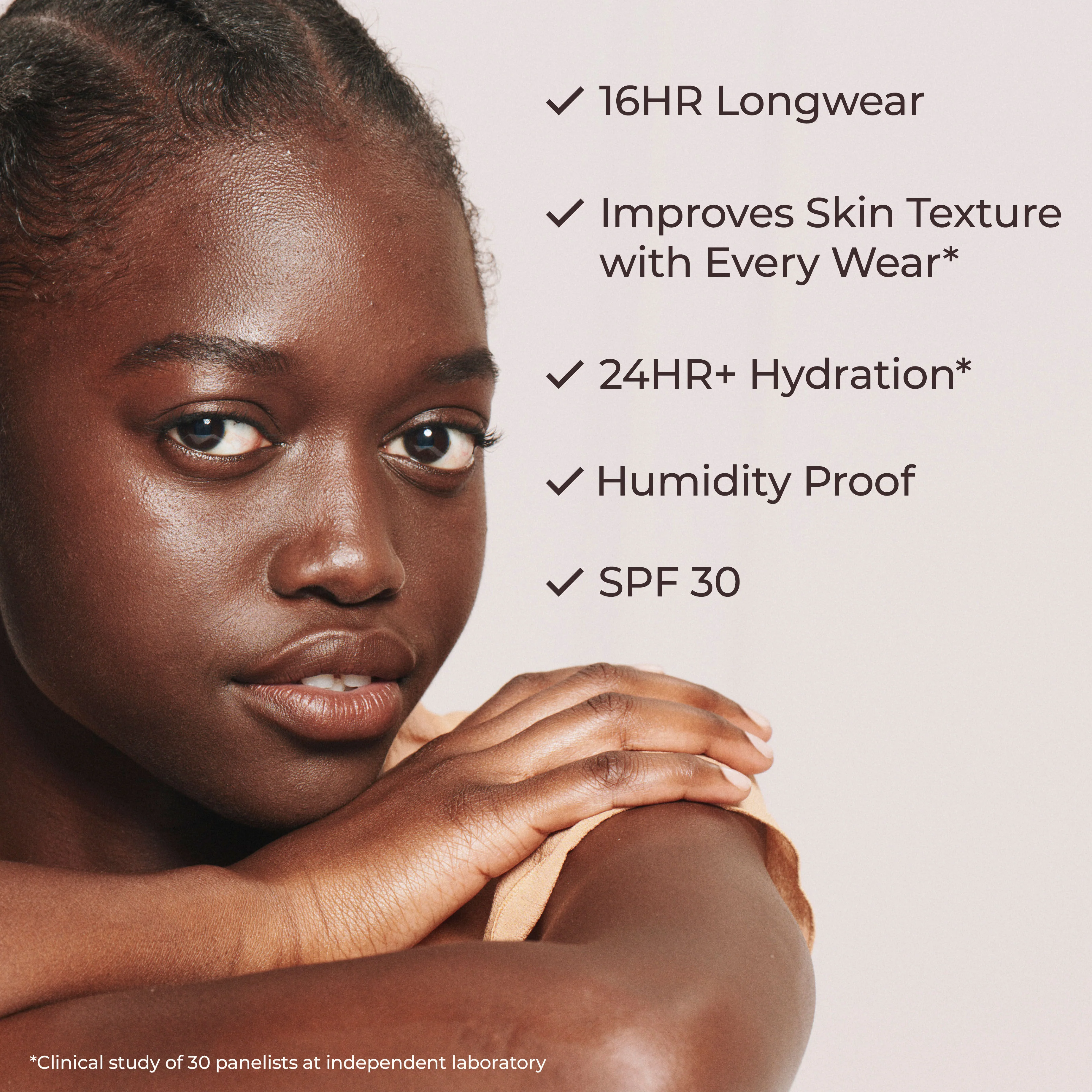 Long-Wear Tinted Moisturizer Natural Dewy SPF 30 with Hyaluronic Acid - Image 94