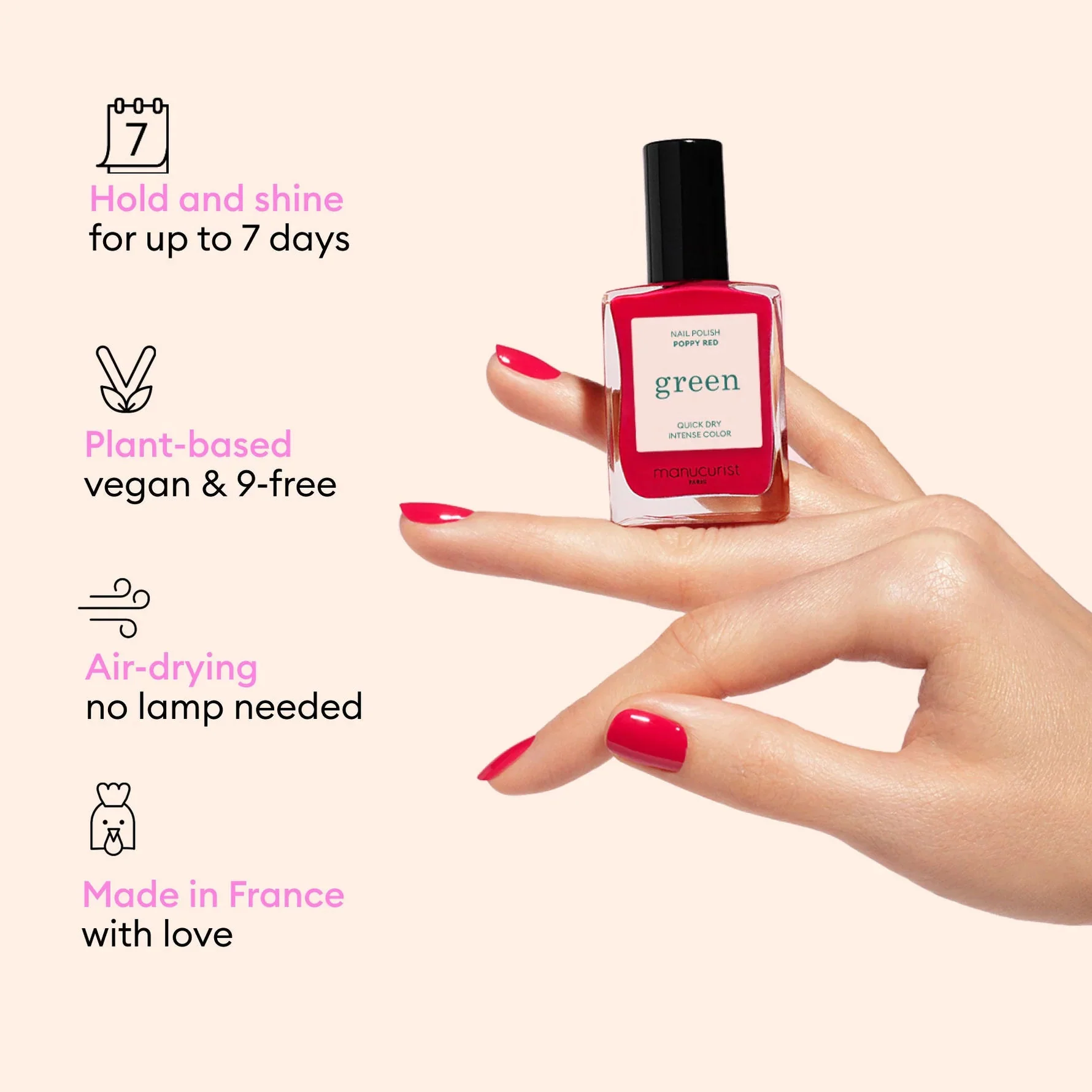 Green Natural Nail Polish - Image 7
