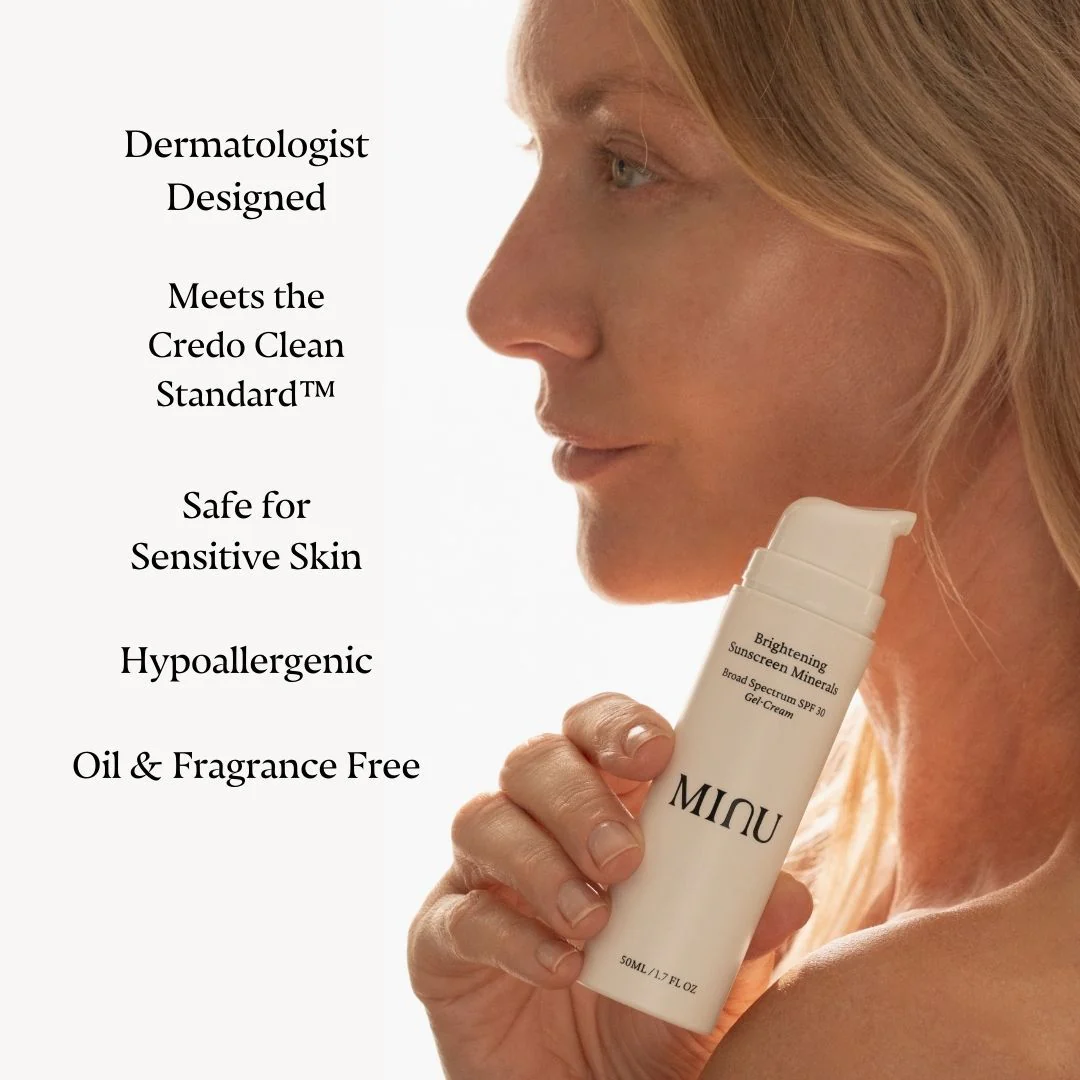 Brightening Sunscreen Minerals Broad Spectrum SPF 30 Gel-Cream - Image 19