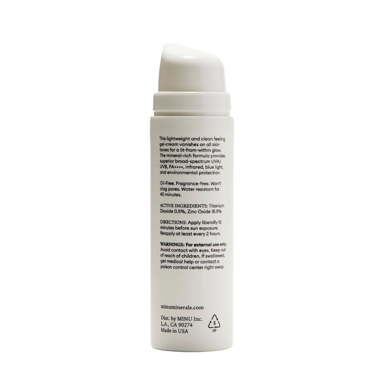 Brightening Sunscreen Minerals Broad Spectrum SPF 30 Gel-Cream - Image 6
