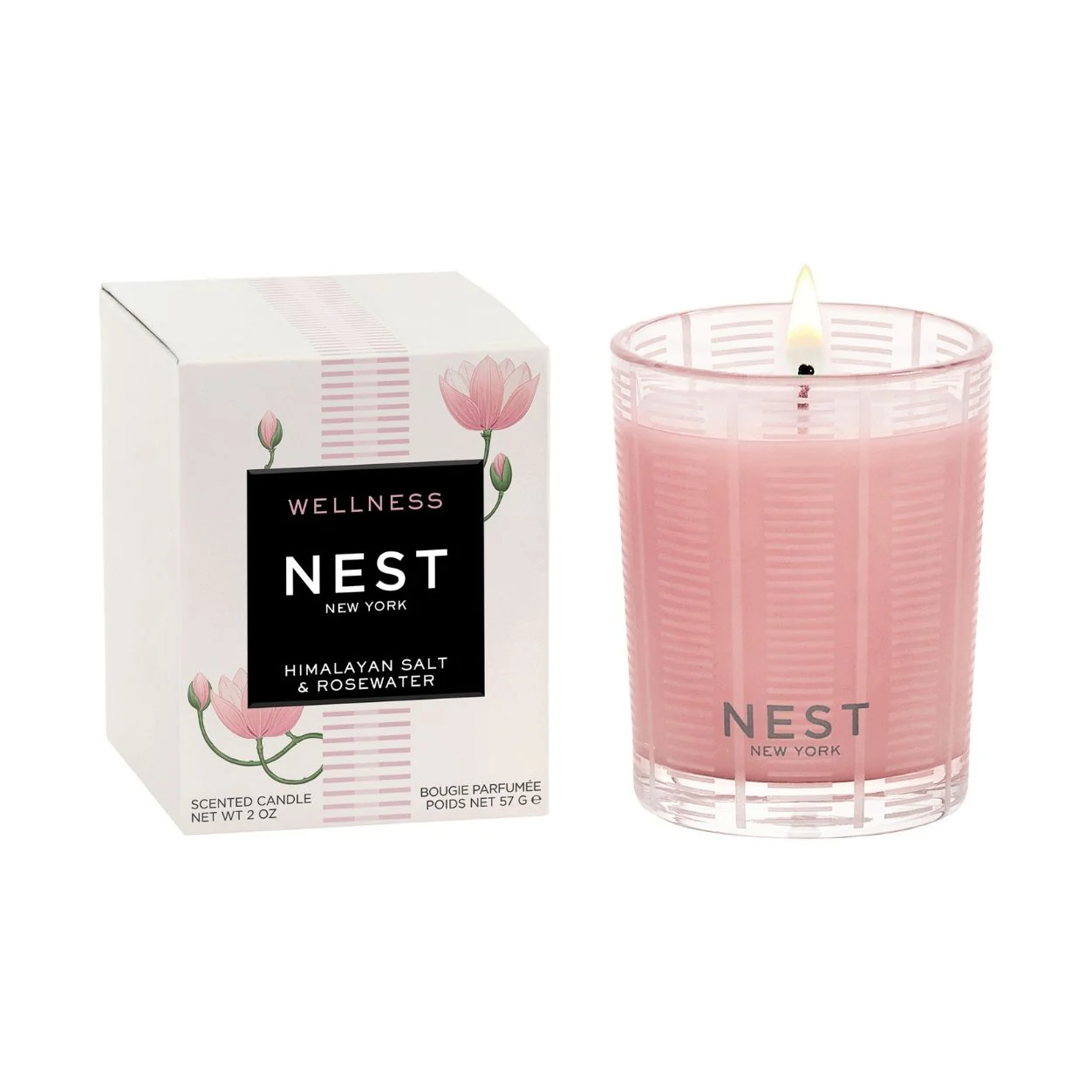 Himalayan Salt & Rosewater Candle - Image 6