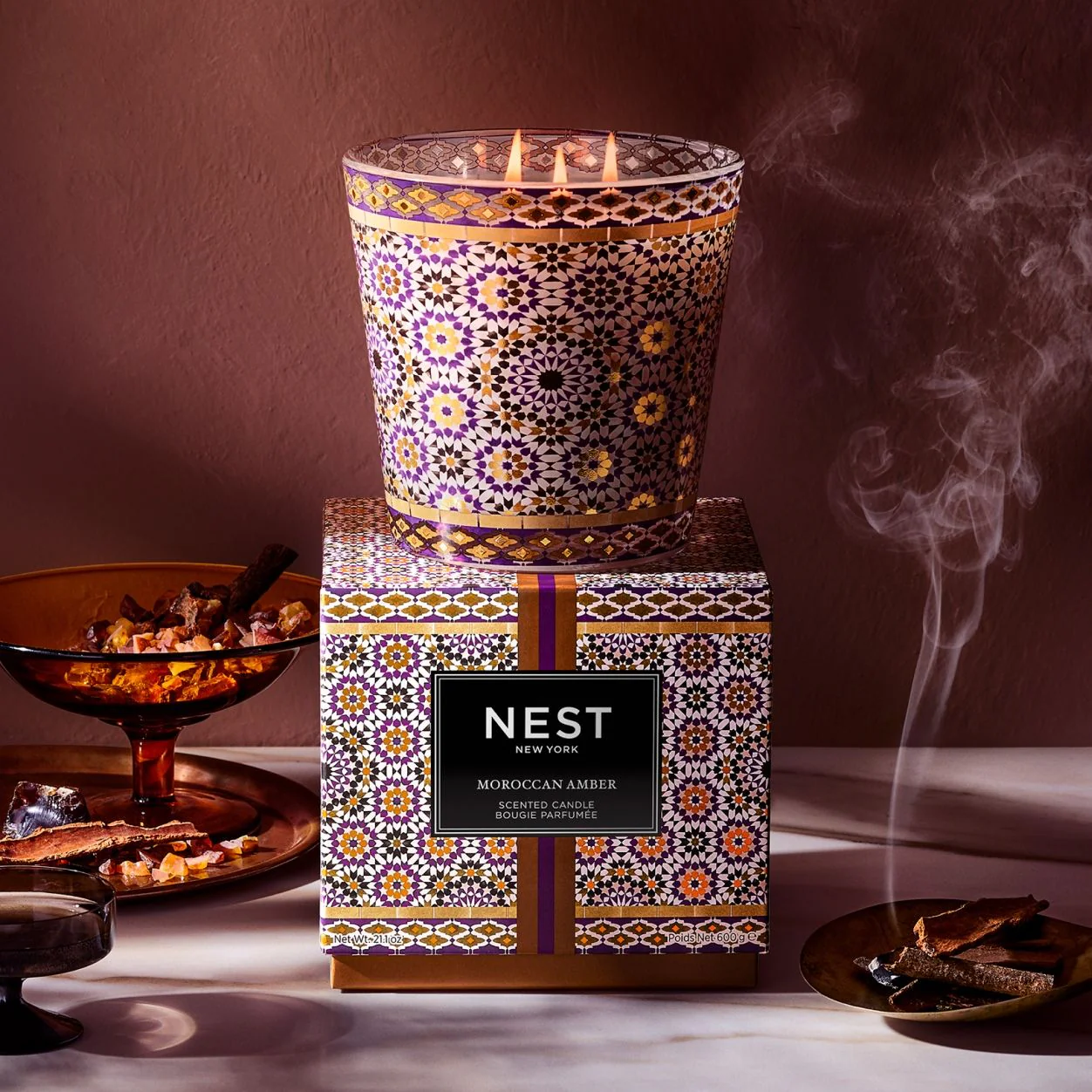 Moroccan Amber Specialty Candle - Image 6