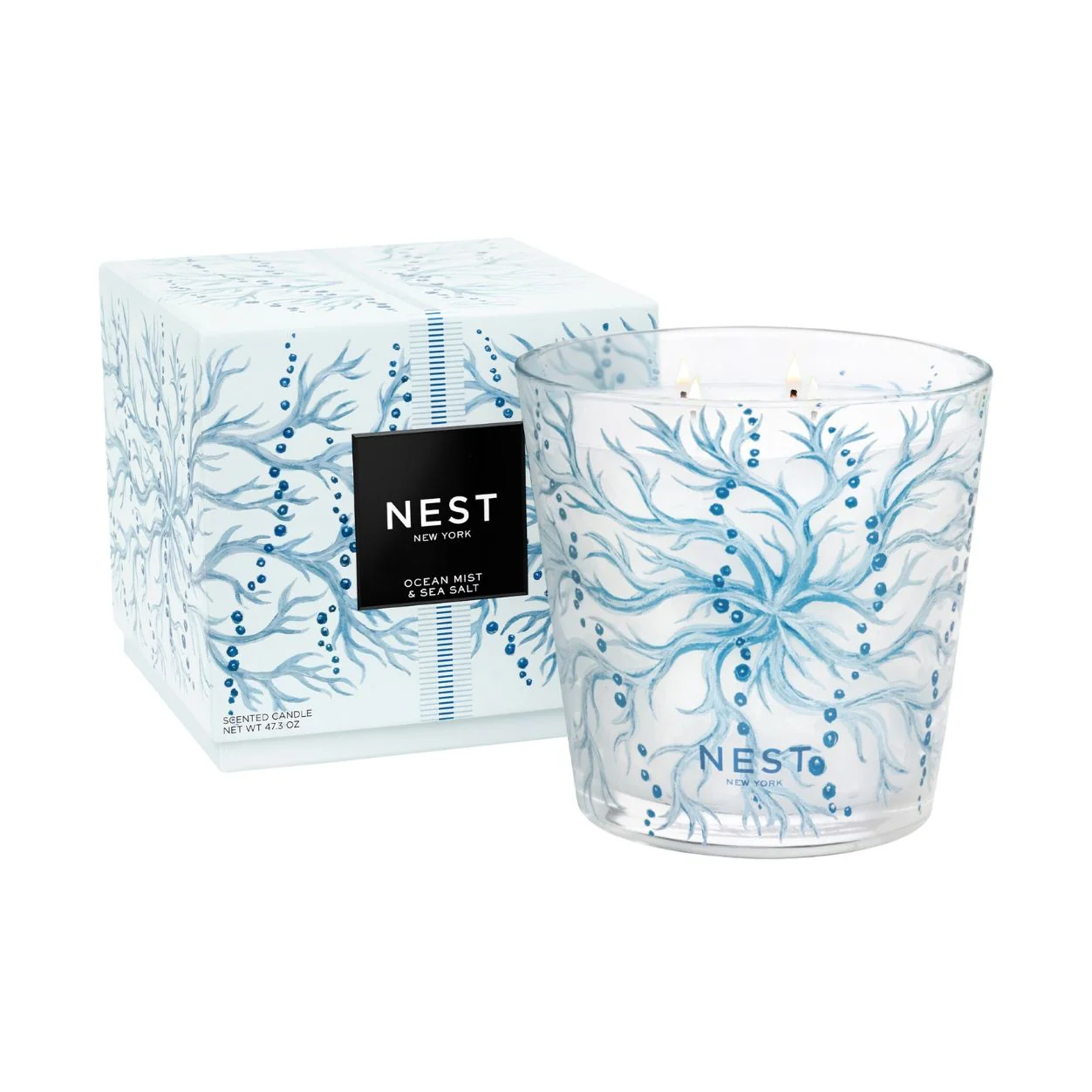 Ocean Mist & Sea Salt Decorative Candle - Image 5