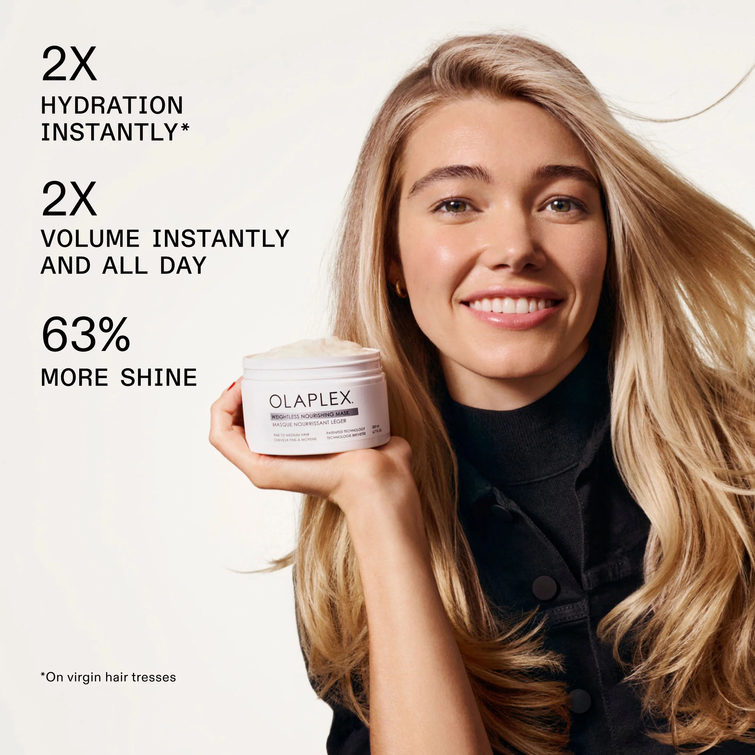 Weightless Volumizing Hydration Hair Mask for Fine Hair - Image 4