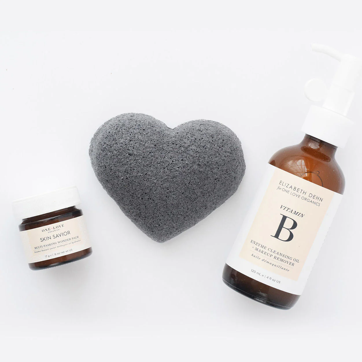 The Cleansing Sponge Bamboo Charcoal Heart - Image 3