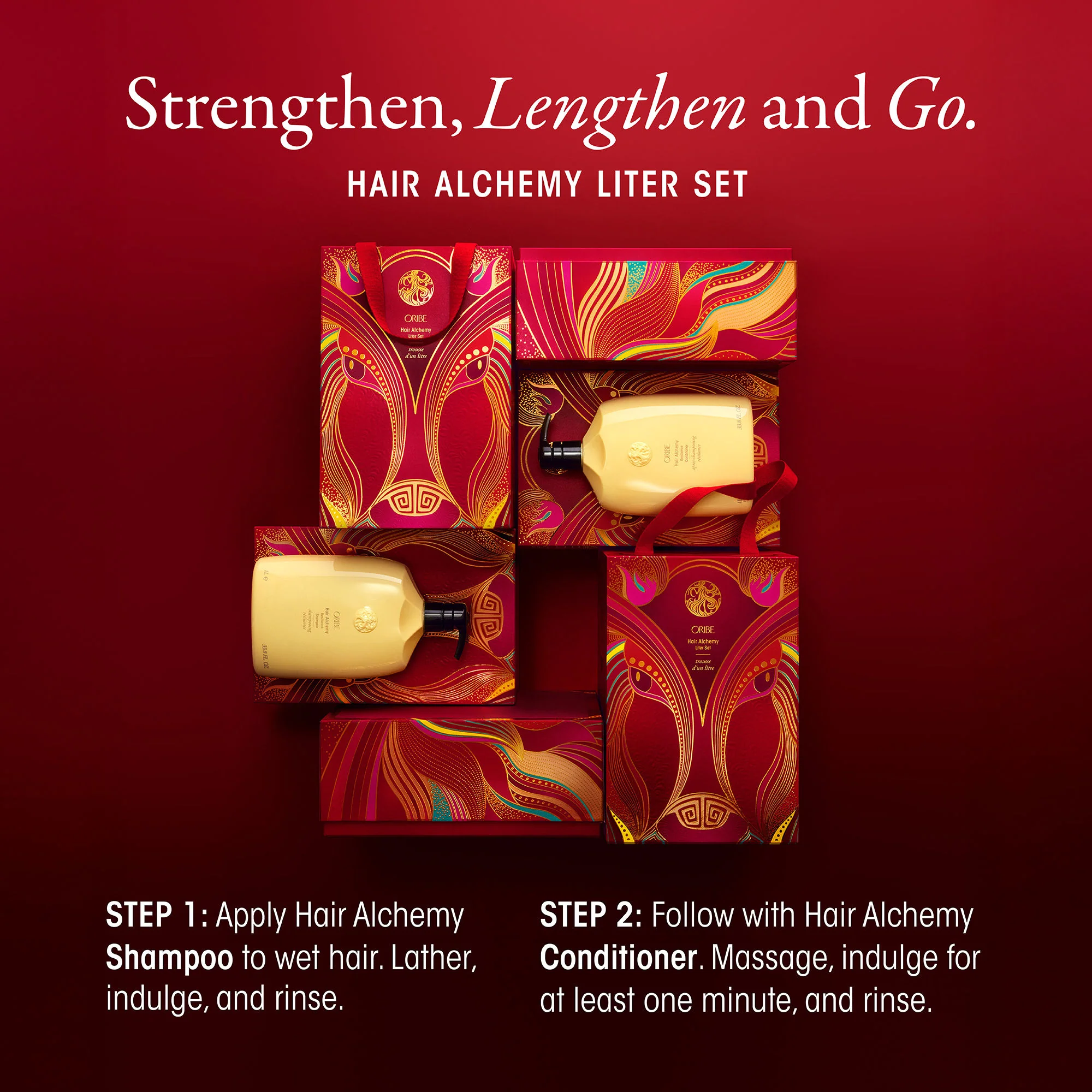 Lunar New Year Hair Alchemy Resilience Liter Set (Limited Edition) - Image 11
