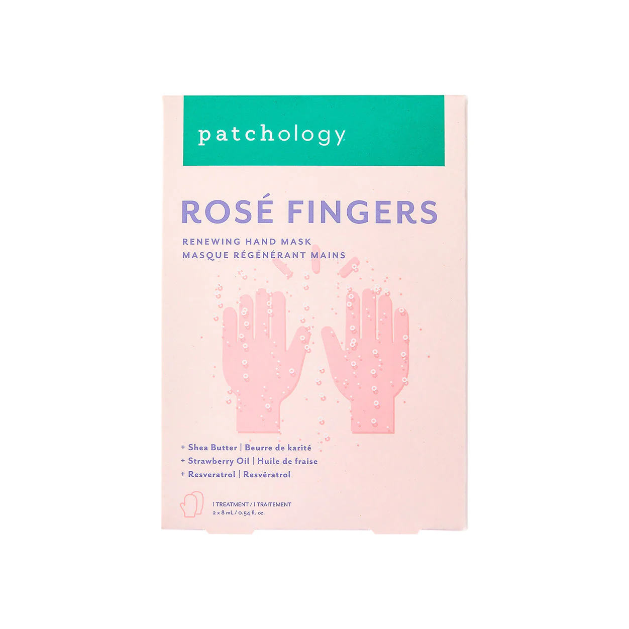 Rosé Fingers Hydrating and Anti-Aging Hand Mask - Image 2