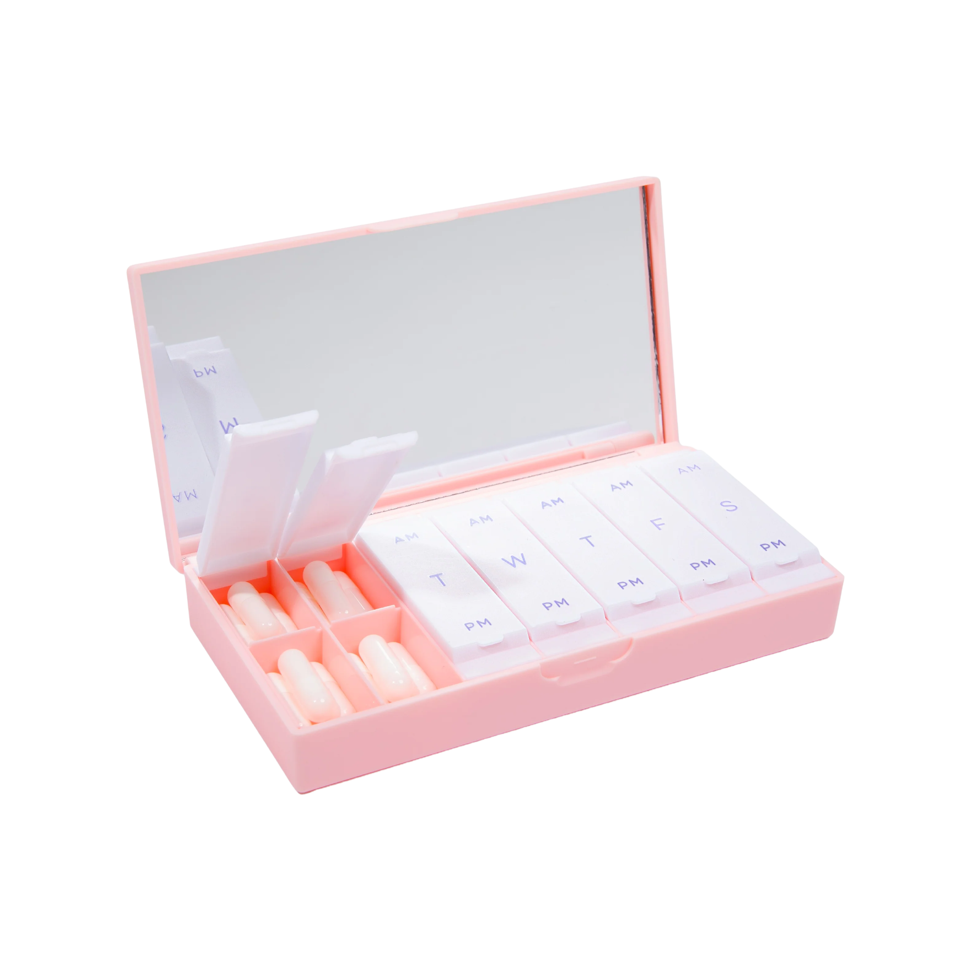 Pink AM/PM Pill Box