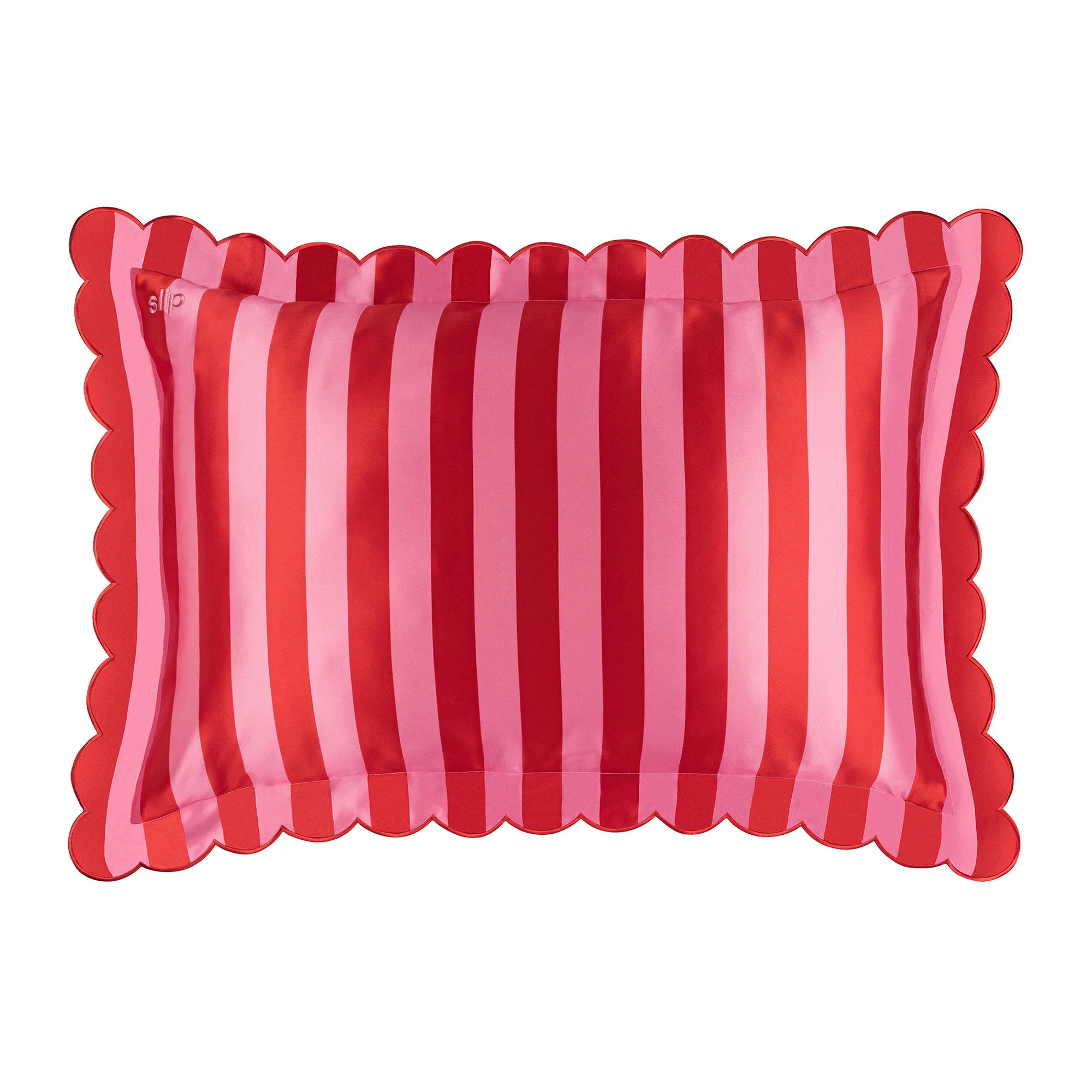 Pure Silk Queen Pillowcase with Scalloped Edge - Image 2
