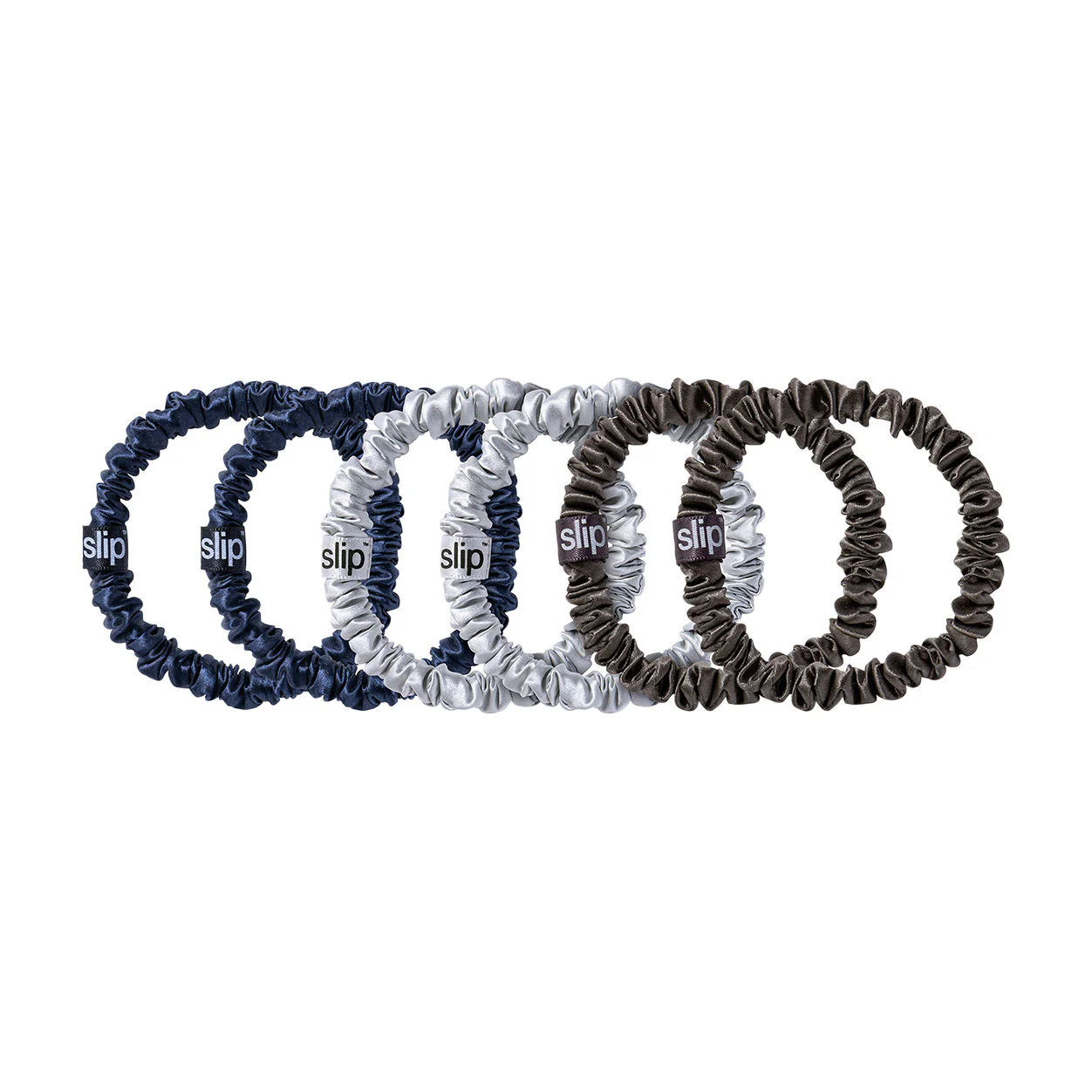 Pure Silk Skinny Scrunchies