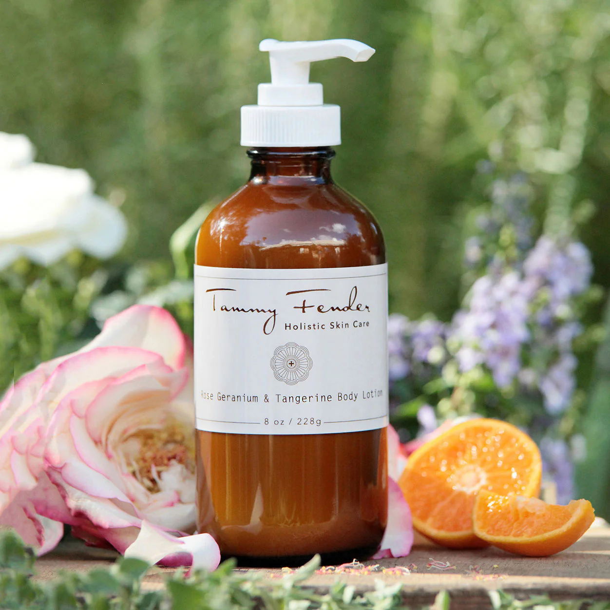 Rose Geranium and Tangerine Body Lotion - Image 2