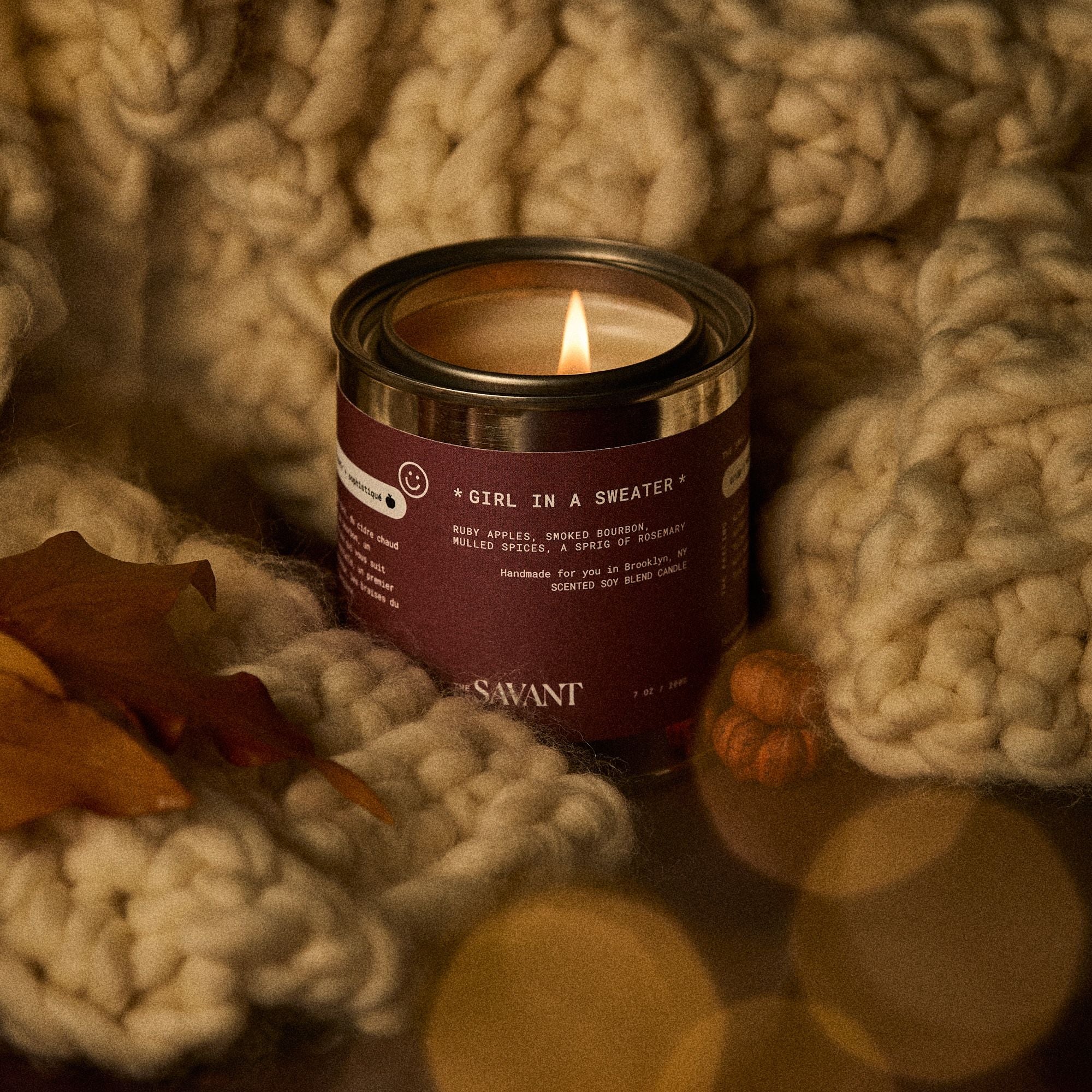 Girl in a Sweater Candle - Image 2