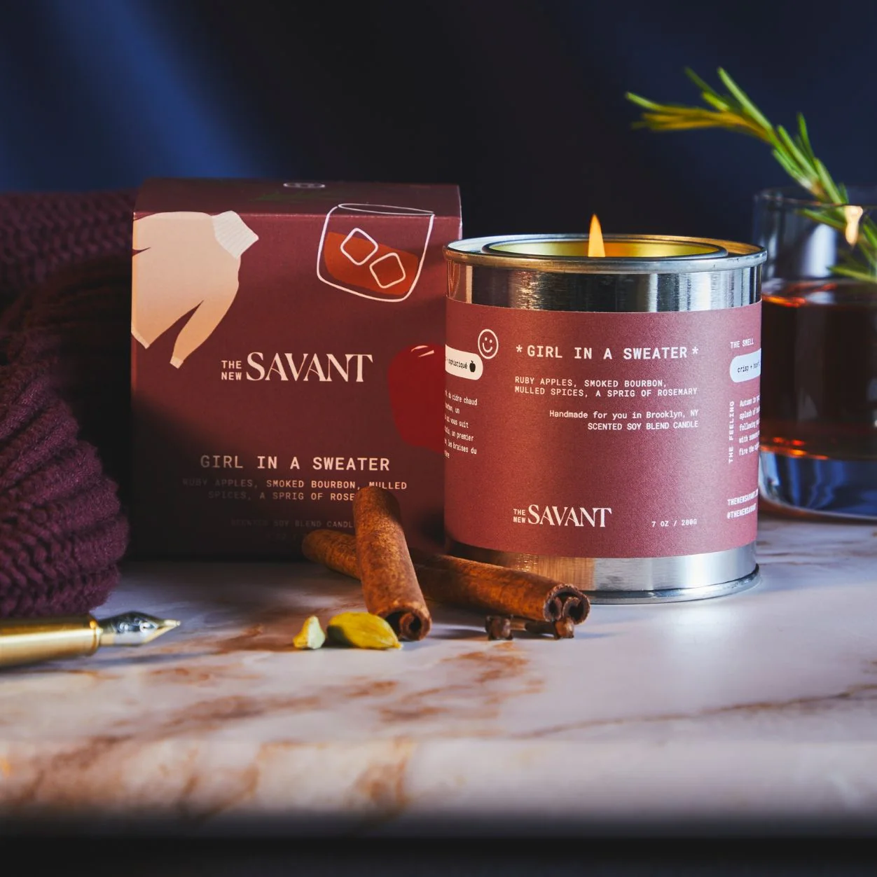 Girl in a Sweater Candle - Image 5