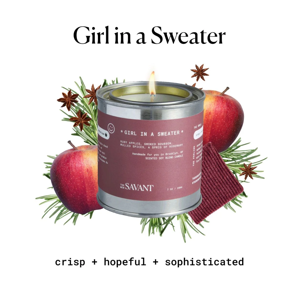 Girl in a Sweater Candle - Image 6