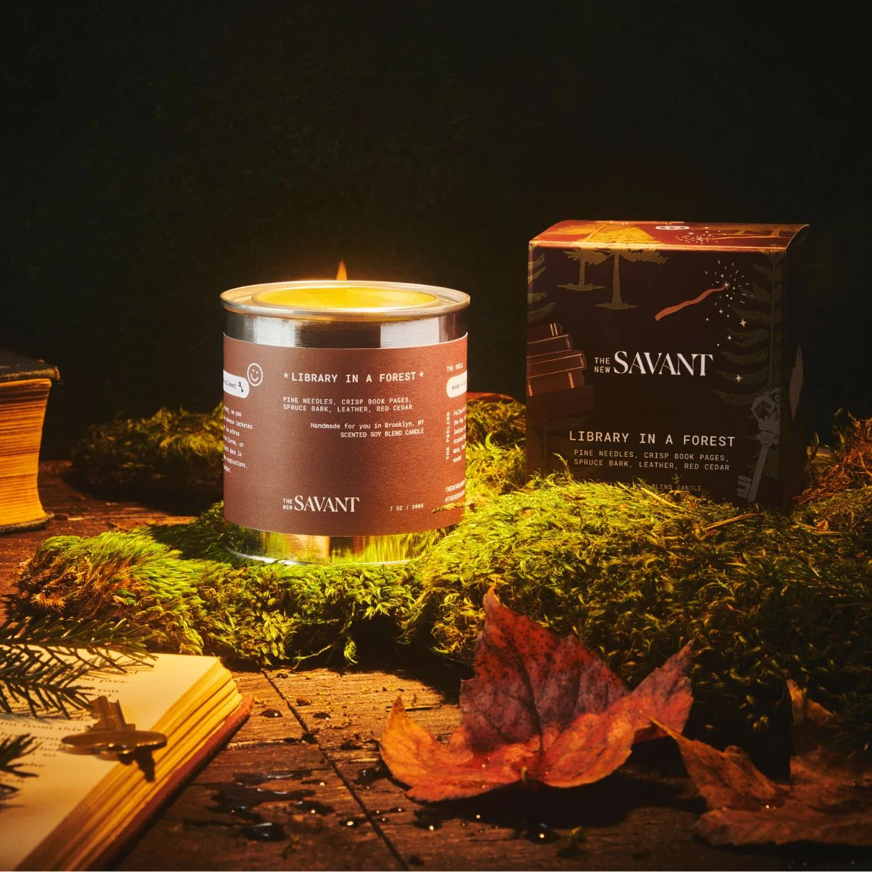 Library in a Forest Candle - Image 2